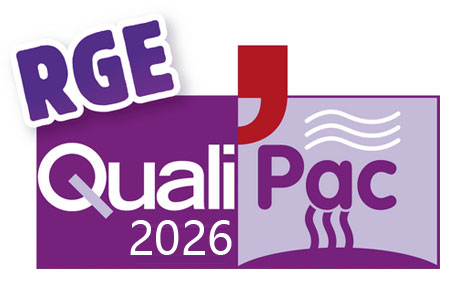 logo RGE QualicPac 2021 SARL Eric Jean Plombier à Caen et Bayeux